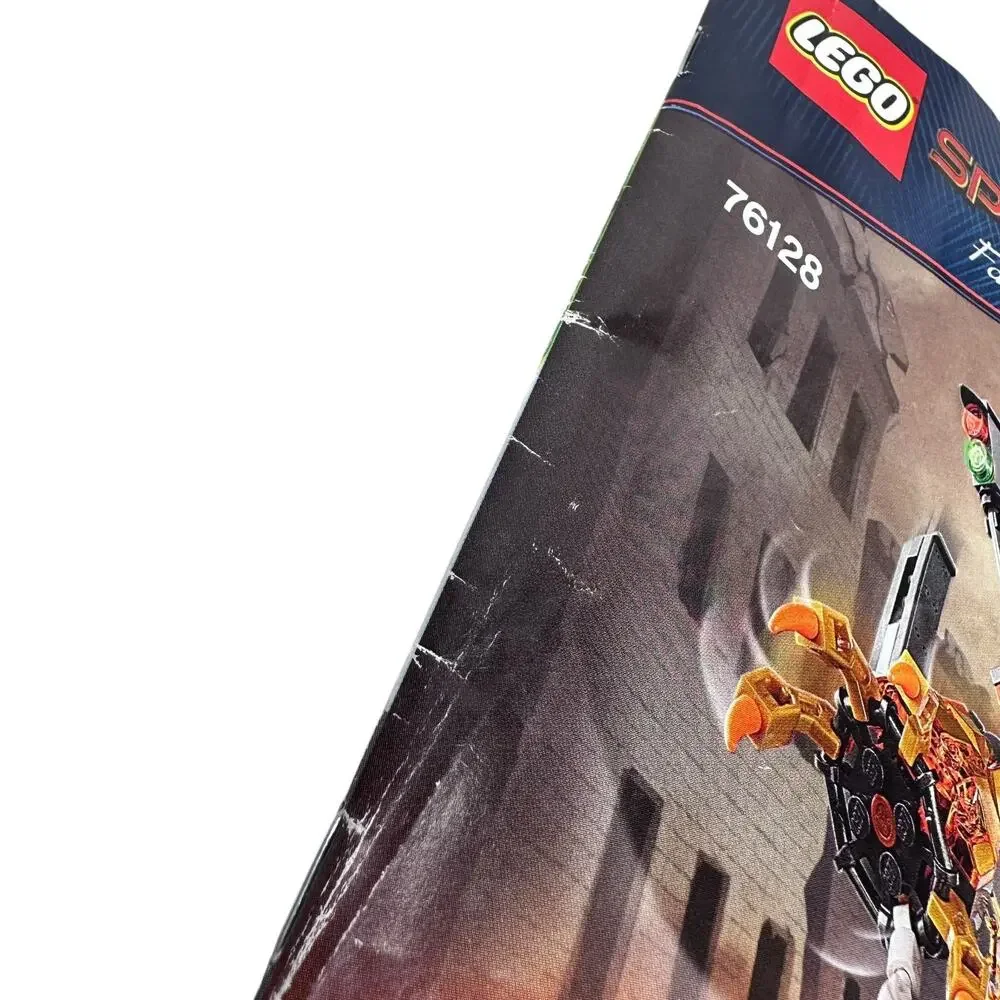Lego Marvel Spider Man Molten Man Battle #76128 Building Instruction Manual Only